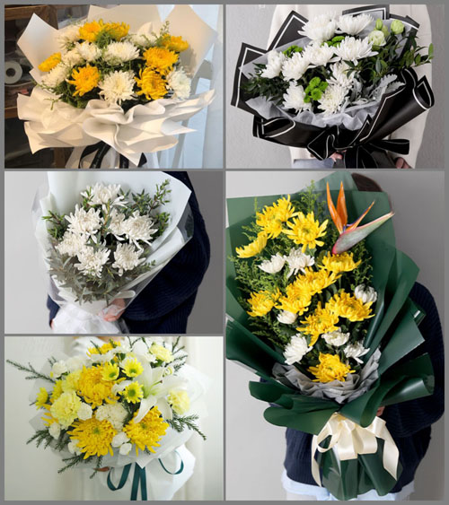 安徽芜湖市芜湖县六郎镇强湾村白事花束代送